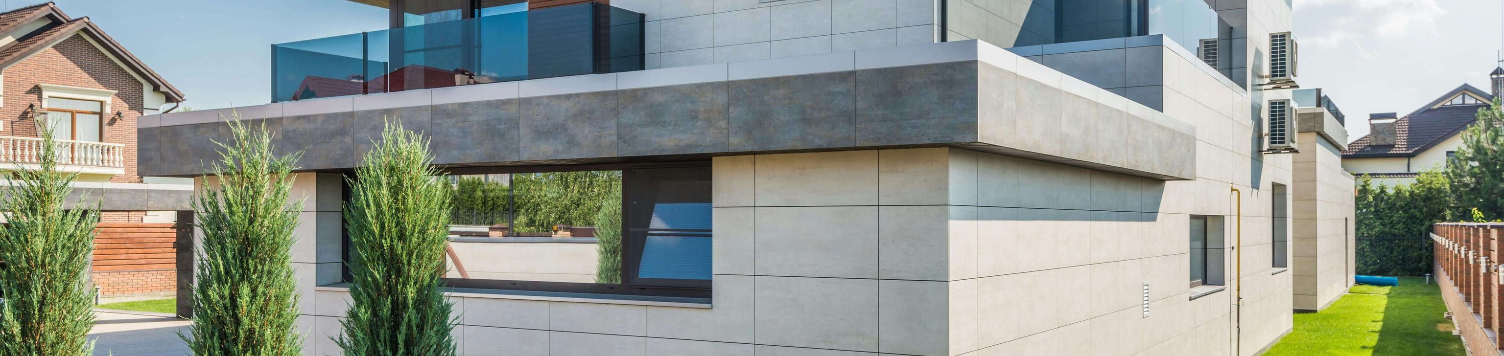 Fotografie moderního domu s okny